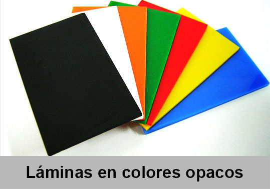 Laminas Acrilico,color